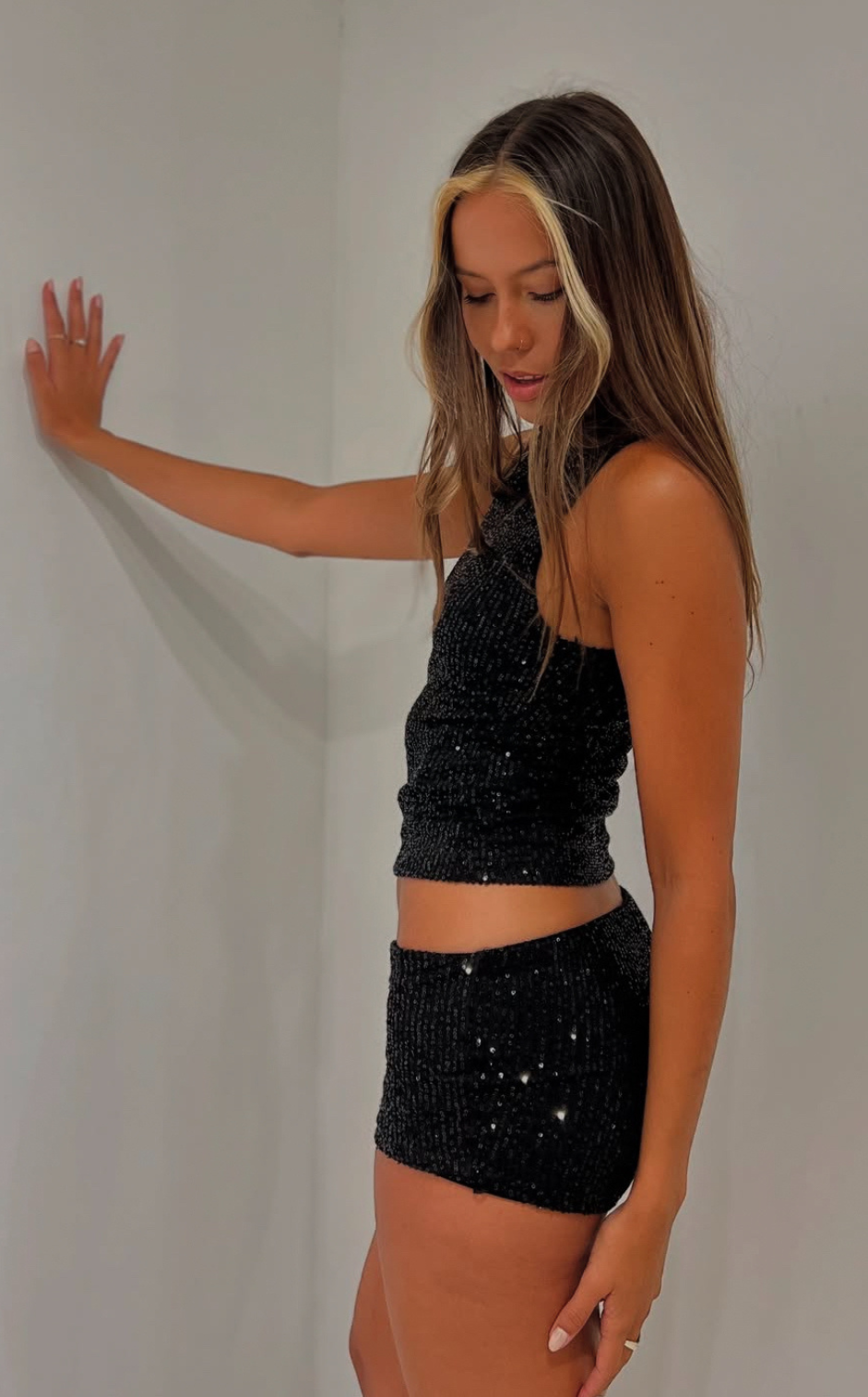 top sophie lentejuelas