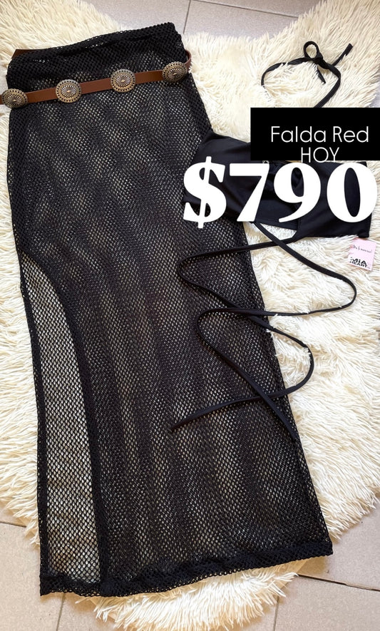 falda red
