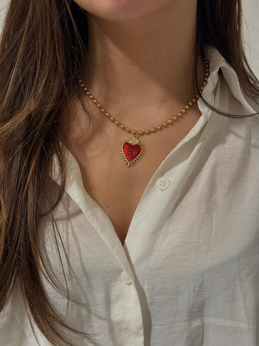 collar corazón