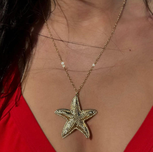 collar estrella de mar